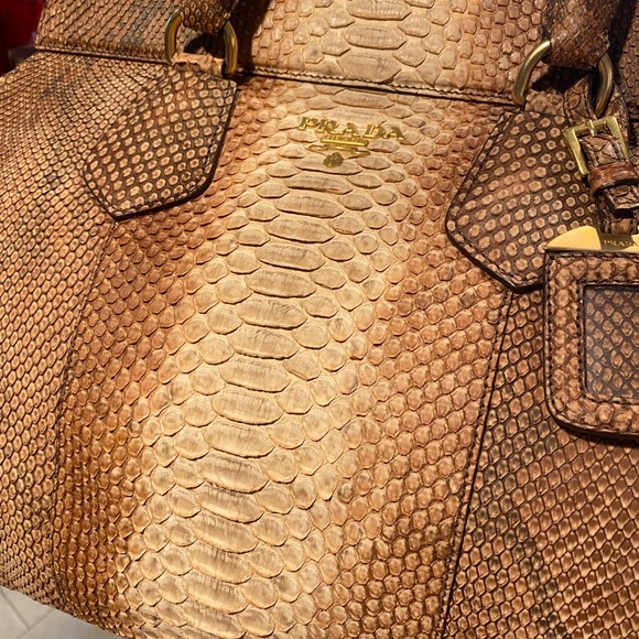 Prada Python Skin Satchel - Picture 5 of 15